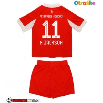 Otroške Nogometnih dresov Bayern Munich Nicolas Jackson #11 Domači 2025-26 Kratki rokavi (+ hlače)